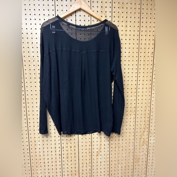 Vince Silk Long Sleeve Top - Picture 3 of 5